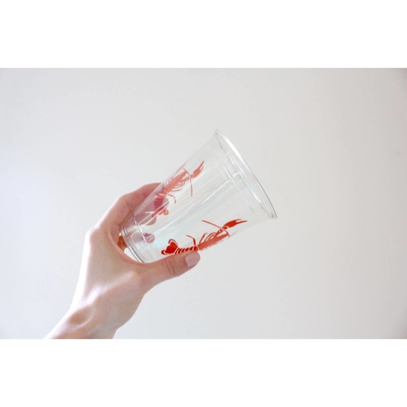 4 DISPOSABLE CLEAR PLASTIC LOBSTER CRAWFISH CUPS NEW - Picture 5 of 11